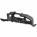 Black molded plastic closeoff panel with mounting holes and contoured edges for Polaris UTV lower body.