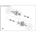 REAR WHEEL ASSY - 2015 CFMOTO UFORCE 800