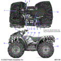 BODY: DECALS - 2020 POLARIS SPORTSMAN 850 HIGH LIFTER