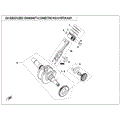 CRANKSHAFT/CONNECTING ROD/PISTON ASSY. - 2023 CFMOTO CFORCE 400