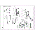 LEFT REAR DOOR - 2024 CFMOTO UFORCE 1000 XL