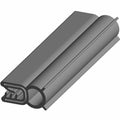 Black rubber bumper strip with grooved and rounded edges for offroad vehicle protection.