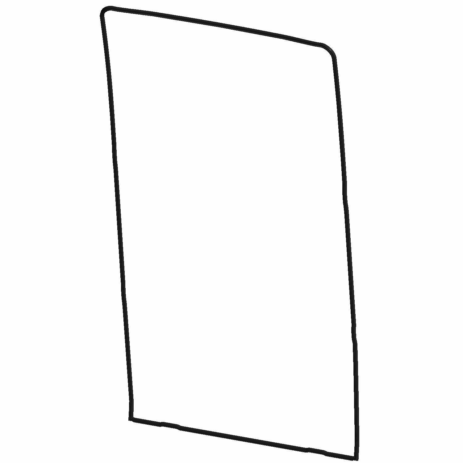 Transparent rectangular roof panel with smooth edges for Polaris Xpedition Adv vehicles.