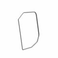 Gray rubber outer flocking seal shaped to fit Polaris Ranger door frame.