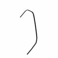 Black rubber window seal with angled shape designed for off-road vehicle windows.
