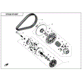 CLUTCH & CVT ASSY. - 2023 CFMOTO CFORCE 600