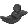 Indian Roadsofa™ Seat - Carbon Fiber - Includes Backrest - Black by Saddlemen