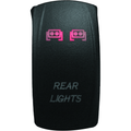 Lighted Switch Rear Light Red by DragonFire Racing