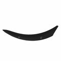 Black curved Fender rail frame cover with two mounting holes for motorcycle side panel.