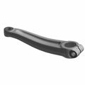 Black metal front sway bar arm with mounting holes and clamping collar for Polaris UTV.