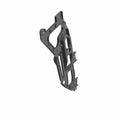 Black metal door frame cast part with angular cutouts and mounting points for Polaris UTV.