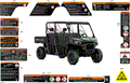 BODY - WARNING DECALS - 2025 CAN AM DEFENDER MAX HD7 - COMPASS GREEN - 62" WIDTH CALI