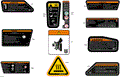 BODY - WARNING DECALS - 2026 CAN AM DEFENDER HD11 LTD CAB - MACCHIATO SATIN - 65" WIDTH - (2)