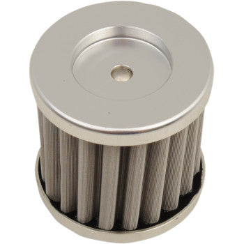 Kawasaki - Suzuki Flo® Stainless Steel Oil Filter by Pc Racing