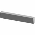 Rectangular gray rubber pad with angled beveled edges.