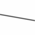 Long, narrow gray rear seat base pad with smooth surface designed for Polaris Ranger UTV models.
