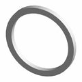 Gray circular gasket with flat cross-section, designed for a tensioner component.