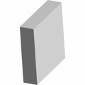 Rectangular gray foam pad with a smooth surface, designed for battery cushioning.