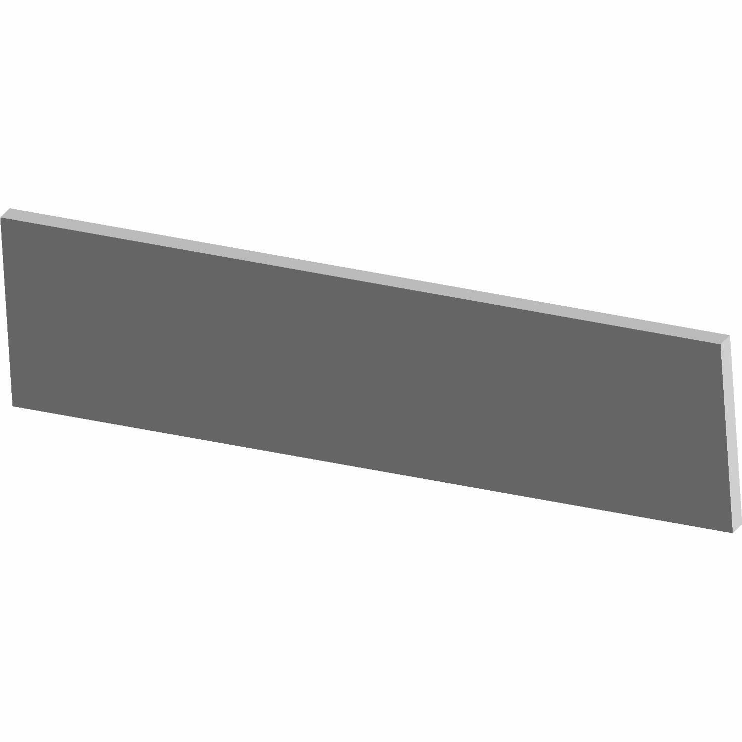 Gray rectangular tank strap pad with a slightly angled edge, designed for Polaris off-road vehicles.