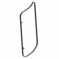 Black rubber airbox seal gasket with contoured shape and mounting tabs for Polaris RZR models.