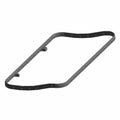 Black rubber airbox seal gasket with rectangular shape and curved edges designed for Polaris UTV models.