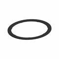 Black circular tensioner gasket with uniform width, made from flexible material.