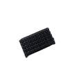 Small rectangular black dual lock fastener strip with textured hook-and-loop surface.