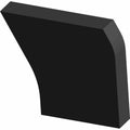 Black foam intake stick-on pad with angled shape for ATV air intake protection.