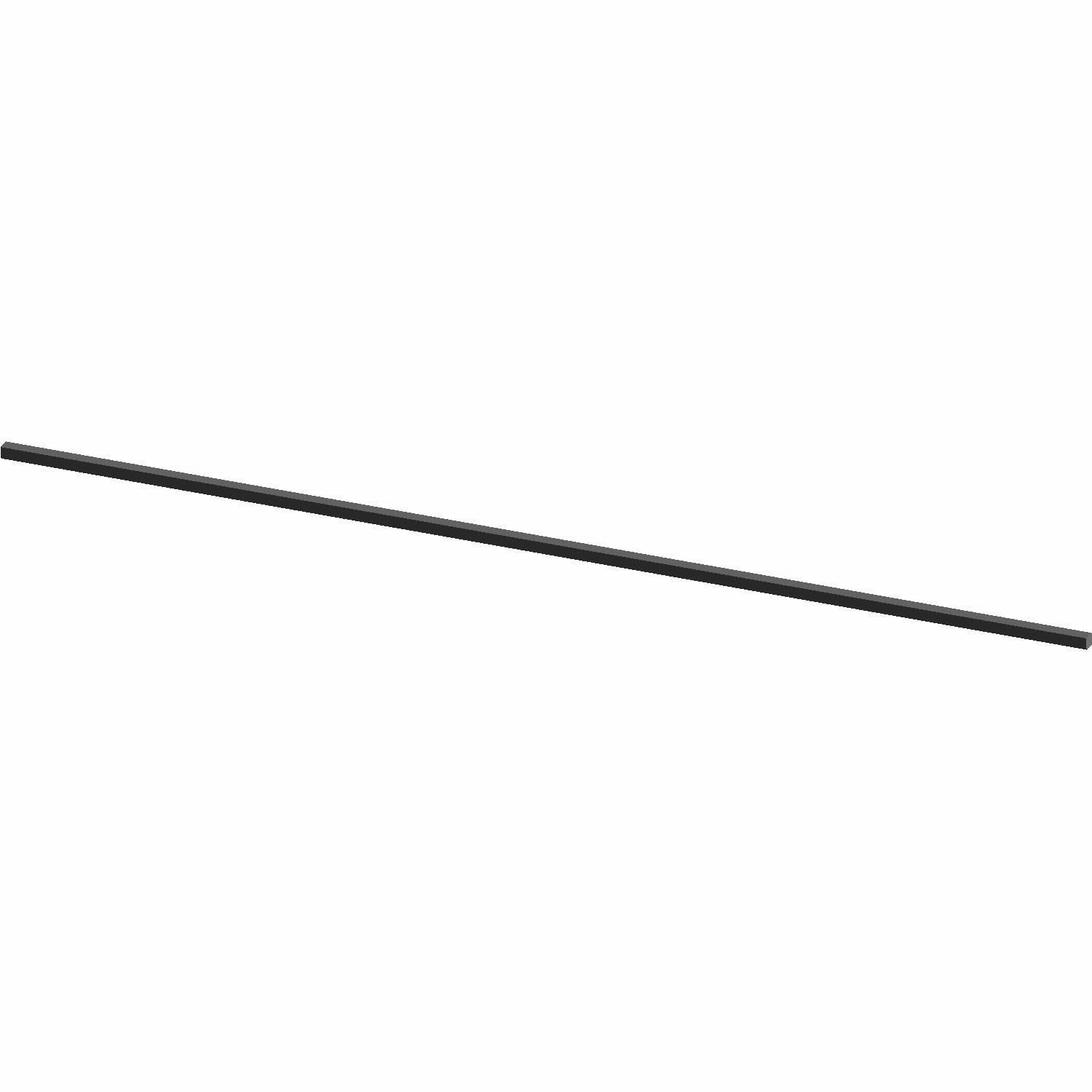 Black metal brake bracket rod with a sleek, cylindrical shape for Polaris vehicles.