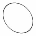 Black rubber airbox seal gasket with a circular shape for Polaris Ranger models.