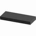 The Foam Pad 24X65 by Polaris is a rectangular, solid black pad with sharp edges, perfect as an Indian Motorcycle Pad Foam replacement and compatible with Polaris OEM Parts 5815706.