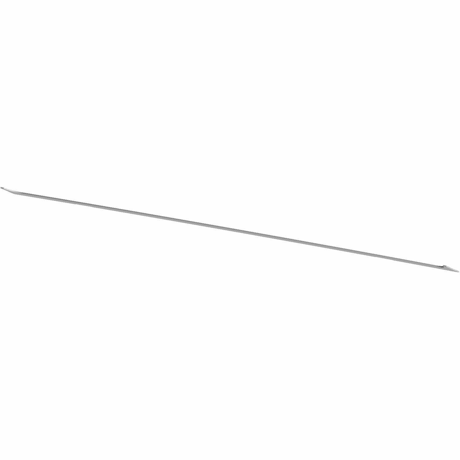Thin gray foam strip with adhesive backing, designed to seal visor edges on Polaris vehicles.