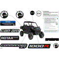 BODY - DECALS - 2024 CAN AM COMMANDER 1000R EFI XT - TIMELESS BLACK METALLIC - 64" WIDTH