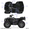 BODY: DECALS - 2020 POLARIS SPORTSMAN 850 48" TRAIL