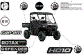 BODY - DECALS - 2024 CAN AM DEFENDER HD10 XT - TIMELESS BLACK METALLIC - 64" WIDTH CALI