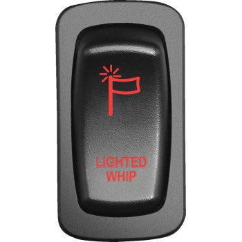 Whip Light Switch Red by Moose Offroad