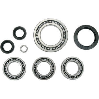 The Yamaha Differential Bearing Seal Kit Front by Moose Offroad includes seven EMQ quality bearings and two rubber seals of various sizes—perfect for your differential service kit needs.