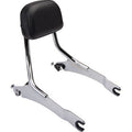 Detachable Backrest - Chrome - Two-up Seat by Cobra