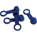 Brake Bleeder Caps - Blue - 4-Pack by Helix
