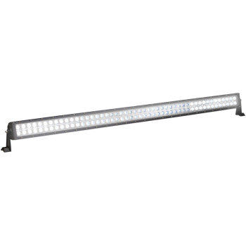 The Light Bar LED 50" Spot / Flood by Optronics Inc. is a long, rectangular LED light bar with bright white LEDs, die cast aluminum housing, combo flood/spot beam, and black mounting brackets for off-road or utility vehicles.