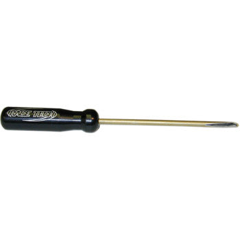 The Retaining Clip Tool by Race Tech features a black handle and a long metal shaft, perfect for working with shock retaining clips.