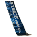Blue cargo box decal for UFORCE 1000 XL with white bold lettering and lightning bolt graphics.