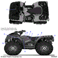 BODY: DECALS GRAPHIC - 2023 POLARIS SPORTSMAN 850 HIGH LIFTER