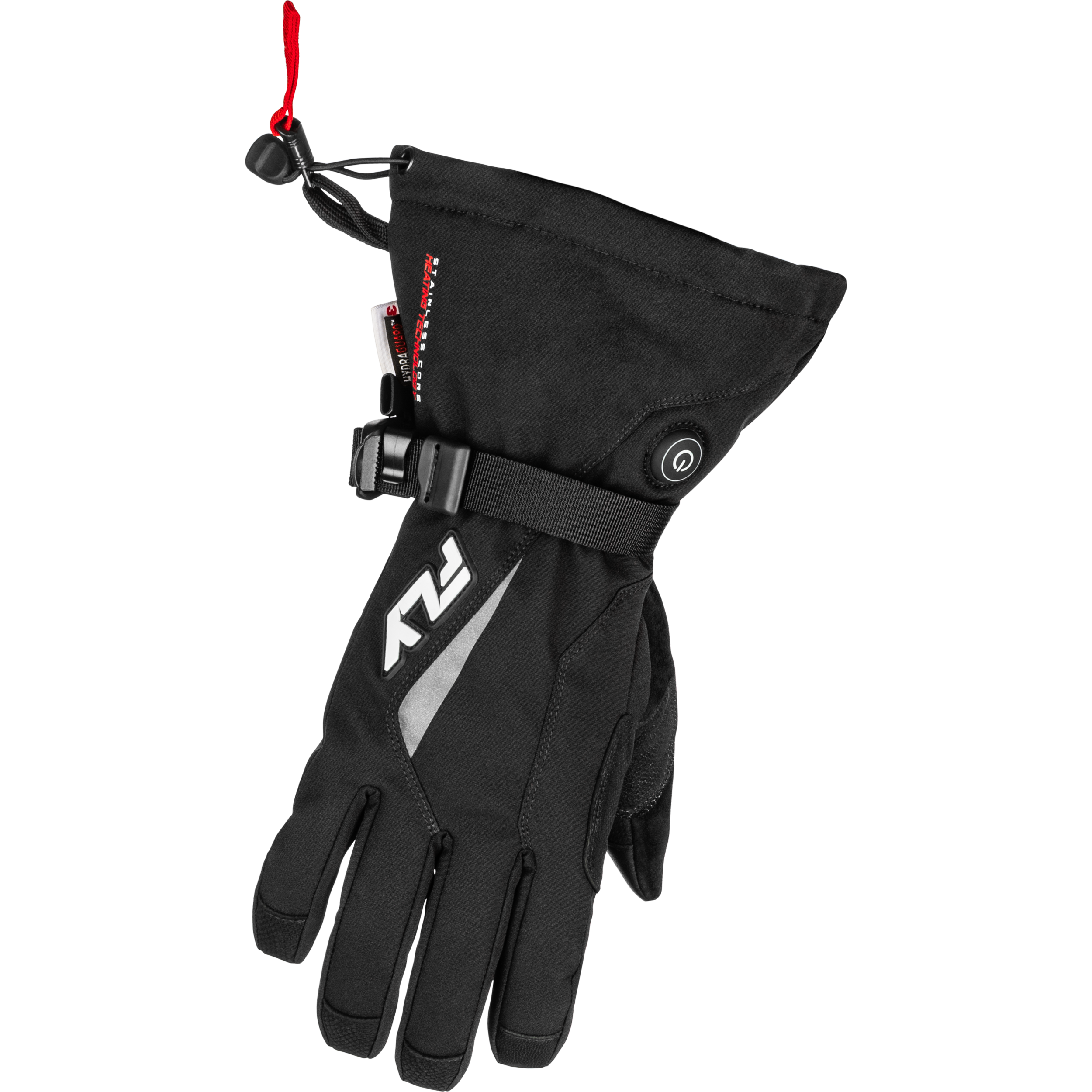 Title Heated Gauntlet Gloves (2026) by Fly Racing
