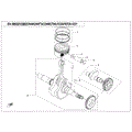 CRANKSHAFT/CONNECTING ROD/PISTON ASSY. - 2023 CFMOTO CFORCE 500