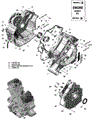 CRANKCASE - 1010R - 2019 CAN AM MAVERICK SPORT MAX 1000R DPS
