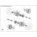 FRONT WHEEL ASSY - 2016 CFMOTO CFORCE 500 SWB