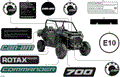 BODY - DECALS - 2026 CAN AM COMMANDER 700 EFI DPS - COMPASS GREEN - 60" WIDTH