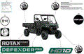 BODY - DECALS - 2024 CAN AM DEFENDER PRO HD10 DPS - TUNDRA GREEN - 64" WIDTH