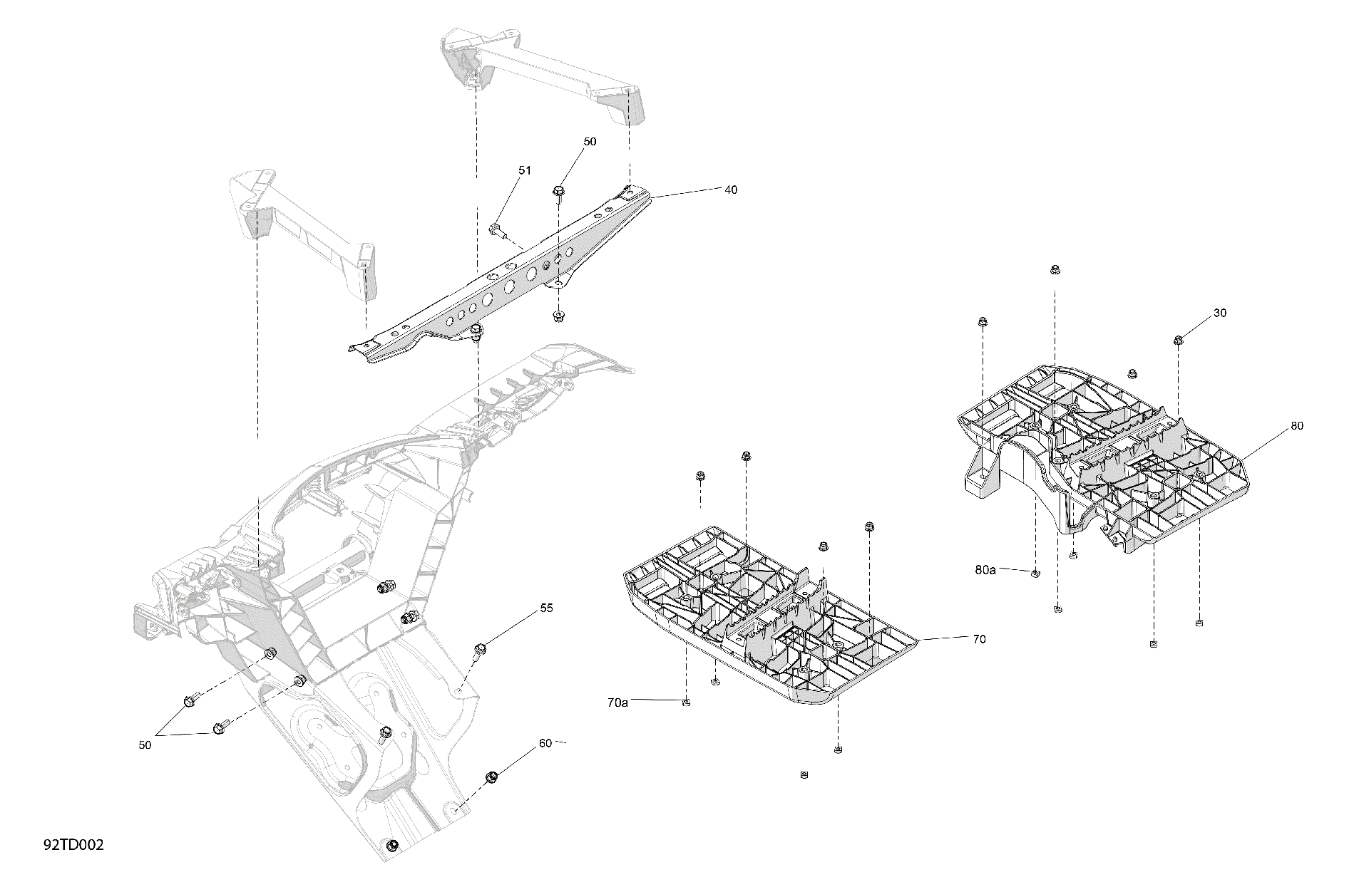An Image of a Genuine Can-Am Parts Schematic Diagram showing the schematic - MISCELLANEOUS - ACCESSORIES